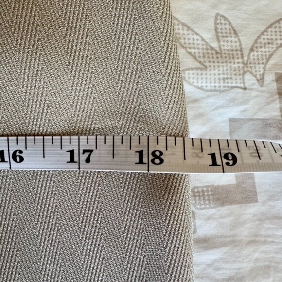 Vintage Beige Herringbone Skirt Suit Set - Picture 15 of 16